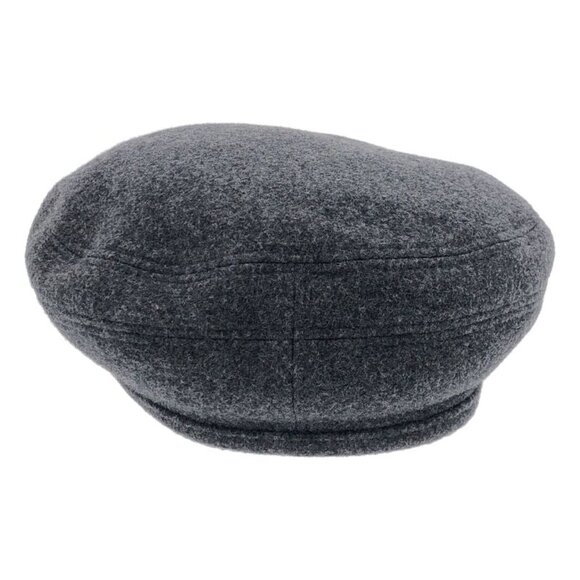 Hermes Wool Cashmere Beret Gray 58